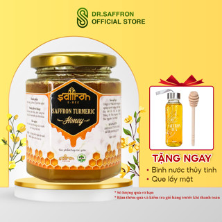 Saffron Ngâm Mật Ong Tinh Bột Nghệ Saffron Việt Nam Lọ Thủy Tinh 180ml