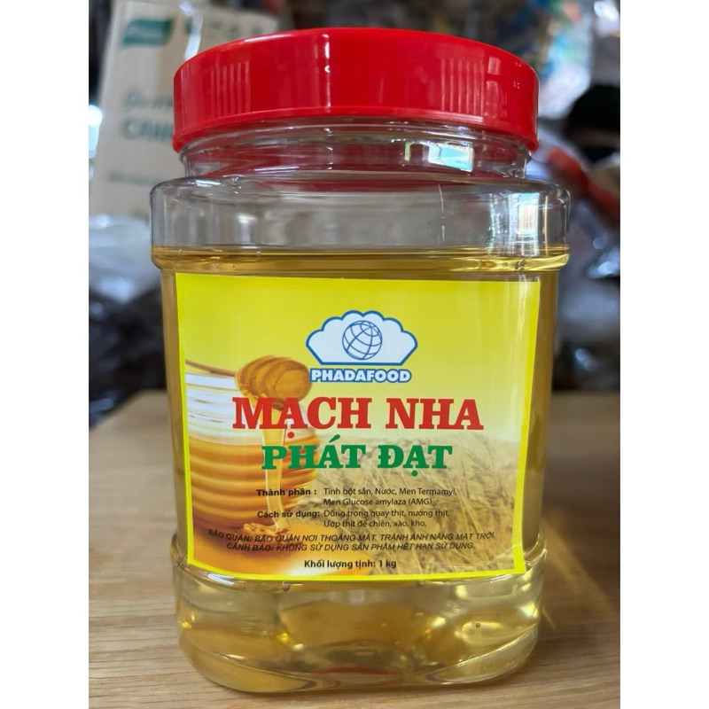 Mạch nha Phát Đạt trắng-vàng 1kg- Mạch Nha Phát Đạt