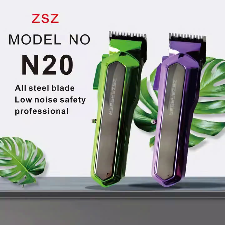 Tông Đơ CHính Hãng ZSZ N20 Cao Cấp, Pin Khỏe, Lưỡi Đơn Sắc Bén ZSZ.N20 Chuyên Tóc Nam - SS365