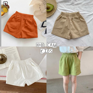 Quần Đùi Cho Bé , Quần Đùi Vải Lien Mềm Dáng Ngắn Nhiều Màu Cho Bé Trai-Bé Gái - Nhà Cam