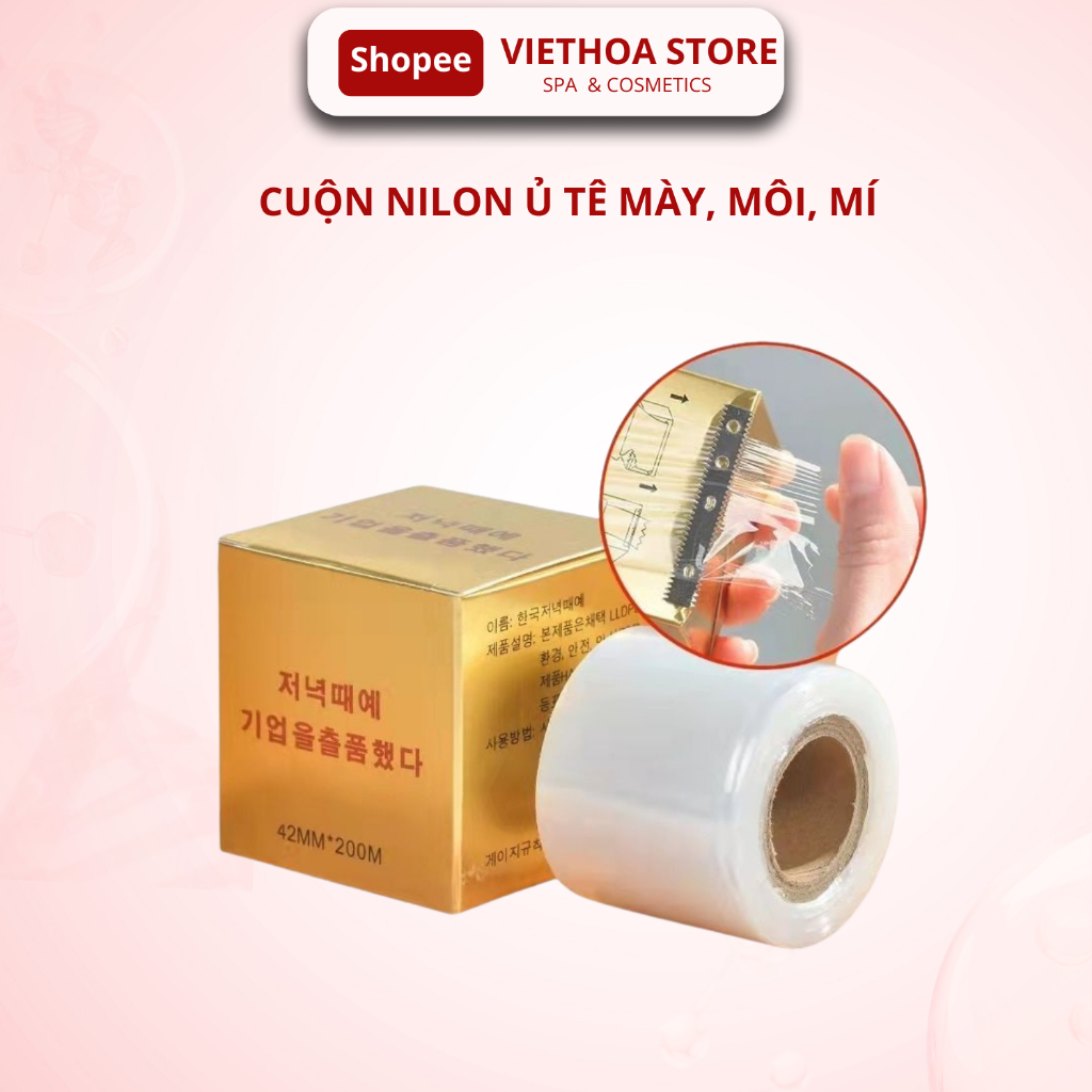 Cuộn Nilon ủ Tê Lông Mày, Môi, Mí, Màng Bọc Ủ Mi, Uốn Mi Tiện Dụng