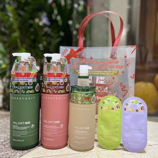 Dầu gội xả bưởi Valert Grapefruit iloliyas 850ML mẫu mới 2025 phục hồi dưỡng ẩm, chống rụng kích mọc tóc