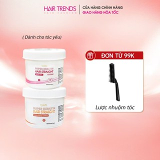 [Duỗi tóc yếu] Thuốc duỗi tóc không cần nhiệt,thuốc ép tóc KAMI phục hồi tóc hư tổn,chuyên dùng cho tóc yếu 500ml