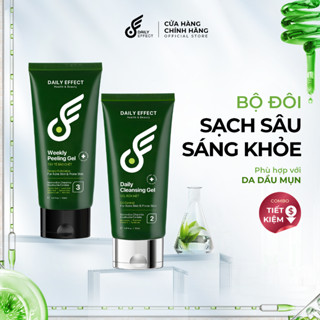 [LIVE dailyeffect] BỘ ĐÔI SẠCH SÂU SÁNG KHOẺ - Gel Rửa Mặt 120ml + Tẩy Tế Bào Chết Dạng Gel 120ml