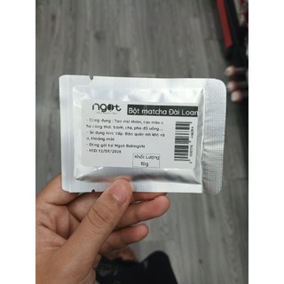 Bột Matcha Đài Loan và Bột Matcha Nhật Bản gói dùng thử 10g - NGỌT ĐỒ LÀM BÁNH