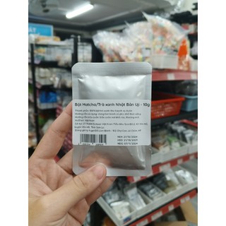 Bột Matcha Đài Loan và Bột Matcha Nhật Bản gói dùng thử 10g - NGỌT ĐỒ LÀM BÁNH