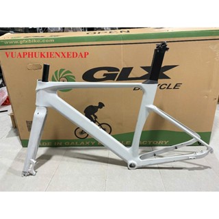  Khung càng mộc xe đạp Road   đua   Bánh 700c không mối hàn dây đi âm khung  Khung càng mộc xe đạp thể thao chưa sơn 