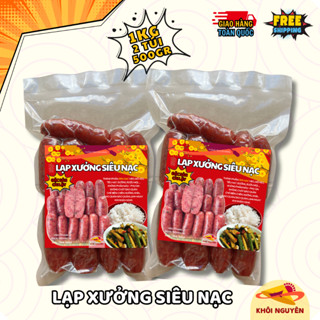 Lạp xưởng siêu nạc 1kg [2 túi 500gr] - Khôi Nguyên Food