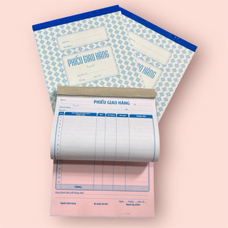 💥Compo 5 cuốn Phiếu giao hàng 2 liên 100 tờ
