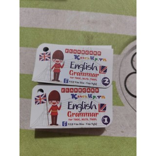 Combo Flashcard Ngữ Pháp Tiếng Anh + Phrasal Verbs (cụm động từ)
