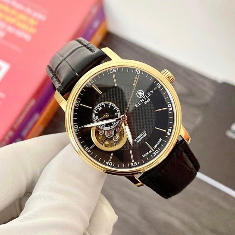 [Chính Hãng 100%] Đồng Hồ Nam Bentley BL1832 (1832) Máy Cơ (Automatic) Kính Sapphiare Siz 40mm Dây D