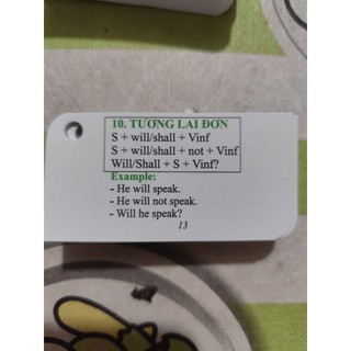 Combo Flashcard Ngữ Pháp Tiếng Anh + Phrasal Verbs (cụm động từ)