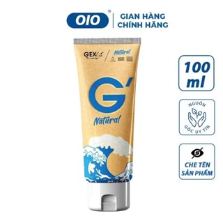 Gel bôi trơn G'EX life Natural 100ml gốc nước tăng khoái cảm giúp bôi trơn quan hệ