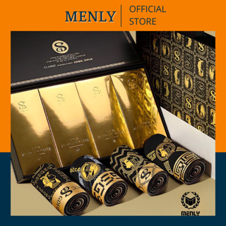 [SHIP HỎA TỐC]COMBO 4 quần sịp nam cao cấp luxury hoàng gia hộp thỏi vàng sang trọng làm quà tặng