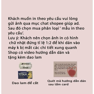 Hình cu Shin dán máy tính in theo yêu cầu