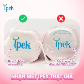 [Đơn 150k tặng 1 mặt nạ] Combo 10 bông tẩy trang ipek Thổ Nhĩ Kỳ 80 miếng
