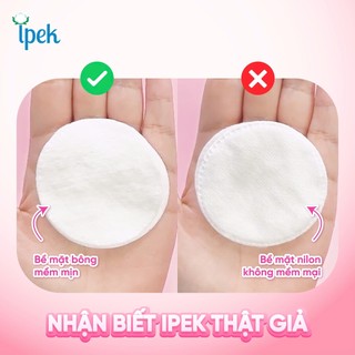 [Đơn 150k tặng 1 mặt nạ] Combo 10 bông tẩy trang ipek Thổ Nhĩ Kỳ 80 miếng