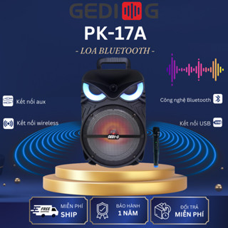 Loa Kéo Mini GEDI-G Kết Nối Bluetooth PK-16 và PK-17 Hát Karaoke, Công Suất 80W Âm Thanh Cực Hay.