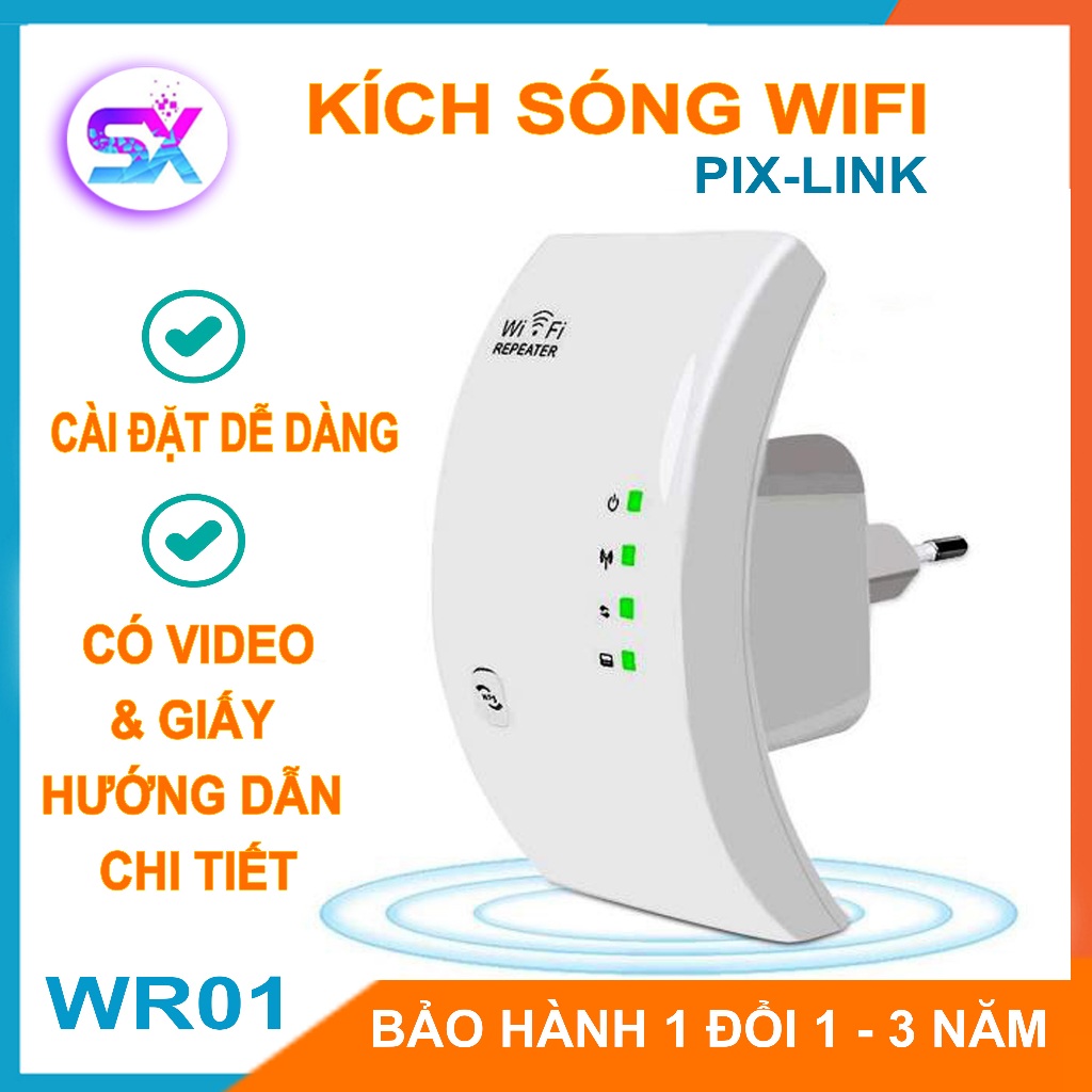  Bộ kích sóng wifi cục máy kích sóng wifi pix - link repeater wifi bộ mở rộng hút sóng wifi WR01 WR22 WR03 