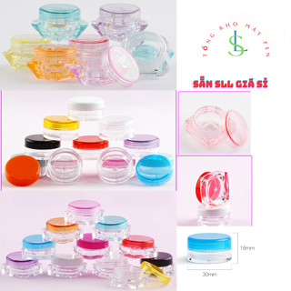    Combo 20   Hũ Nhựa Chiết Mỹ Phẩm 3g - 5g hũ kim cương hũ vuông hũ tròn   Tattoonumber1 