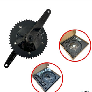 Đùi đĩa xe đạp 1 tầng Ardently đĩa đặc 144BCD kèm BB dành cho xe đạp Fixed Gear