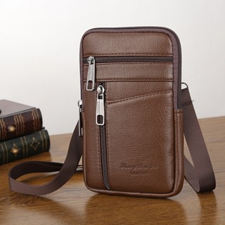 Túi đeo vai bằng da MINI cầm tay dành cho nam Túi đeo chéo Túi đeo thắt lưng