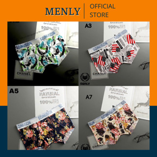   SHIP HỎA TỐC Quần sịp nam quần sịp đùi nam thun lạnh họa tiết cao cấp combo hộp 4 chiếc đủ size L XL 2XL 3XL 