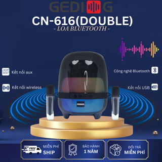 Loa Di Động Bluetooth Karaoke GEDI-G GD-616 Công Suất 10W, Không Dây Bảo Hành 1 Năm