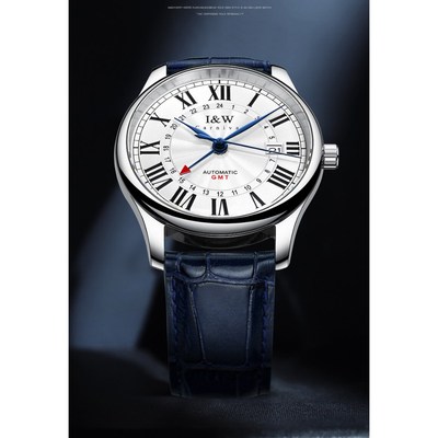 Đồng hồ nam chính hãng I&W Carnival 691G-D1 Kính chống xước ,Chống nước 30m ,Bh 24 tháng,Máy cơ(Automatic),dây da xịn