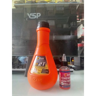 NHỚT THƠM 2 THÌ ZEUS  700ML  VÀ PHỤ GIA TINH DẦU THƠM MÙI NGẪU NHIÊN