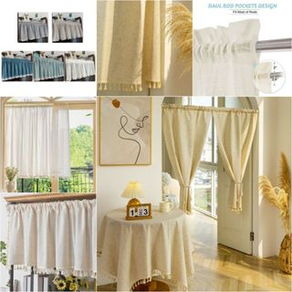   CHẤT LANH MỘC_BIÊN RUA  Rèm bếp che tủ kệ lavabo. rèm che cửa sổ lan can gác lửng siêu xinh 