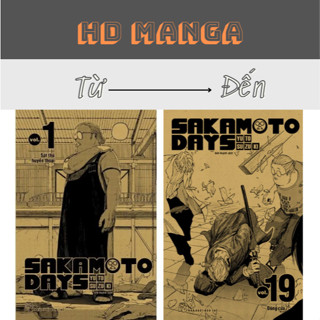Truyện tranh - Sakamoto Days - Tập 1 2 3 4 5 6 7 8 9 10 11 12 13 14 15 16 17 18 19 - NXB Trẻ