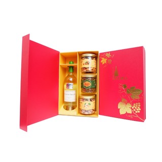 Set quà tặng doanh nghiệp Ruma rượu vang trắng Pháp Francis Gillot