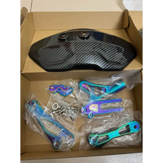 dè chắn bùn vân carbon cnc V3 gắn ngoài [loại đặc biệt] lắp xe điện, xe máy