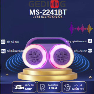 Loa Karaoke Kết Nối Bluetooth GEDI-G MS-2241BT, Công suất 80W Âm Thanh Cực Chất, Tốt Hành 12 Tháng