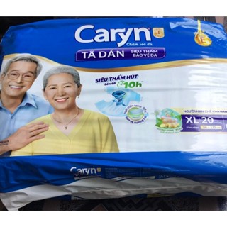 (20 Miếng/Gói) -Sỉ 1 Thùng/Cây 3 Gói Tã dán người già Caryn XL20 Siêu thấm Hút (20 Miếng)- Tã dán Caryn XL 20- Hsd mới