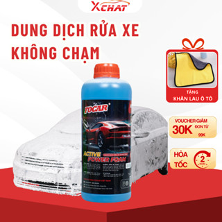 Nước rửa xe không chạm XCHAT Focar phủ nano công nghệ làm mềm bề mặt rửa xe dễ dàng không gây ăn mòn hư hại bề mặt xe