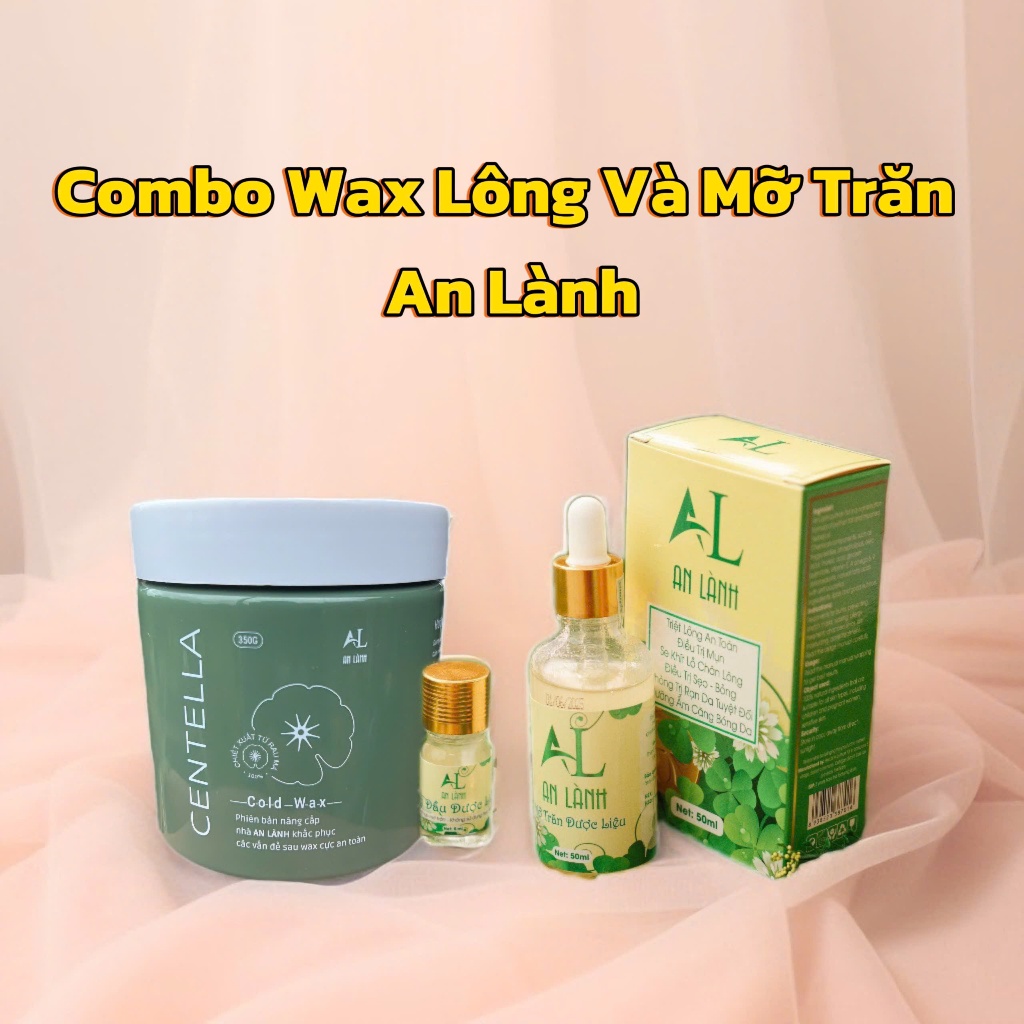 Combo Sáp Wax Lông và Mỡ Trăn An Lành