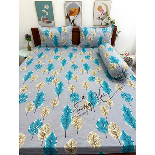 Bộ chăn ga gối 100% coton Thắng Lợi 5 món
