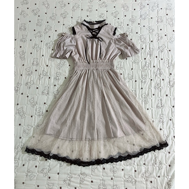 Đầm Jiraikei hiệu Rojita dễ thương Nhật Bản y2k