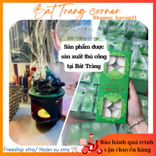 [BẾP+10 NẾN] Combo bếp xông bồ kết khô hoặc bếp đốt tinh dầu TẶNG nến bơ sạch, đèn đốt bồ kết cam sả, đèn xông mini