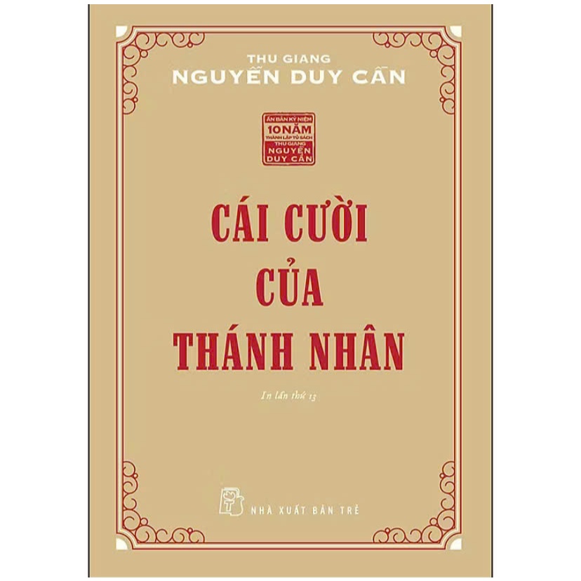 Sách - Cái cười của thánh nhân ( NXB Trẻ )