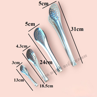  Kẹp gắp inox tổ ong gắp thức ăn đồ chiên nướng và đồ nóng hàng cứng cáp L1 