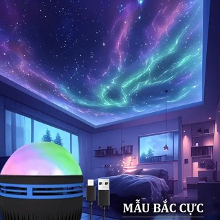  (RẺ VÔ ĐỊCH) Đèn led Tiktok Galaxy cực quang sóng nước Q6S cắm điện, đèn vũ trụ thiên hà ngân hà bản không loa BLT