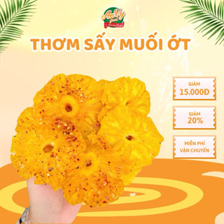 Thơm Sấy Muối Ớt | Dứa,Khóm Sấy Muối Ớt Chua Mặn Ngọt Ăn Là Ghiền | AnVy Foods