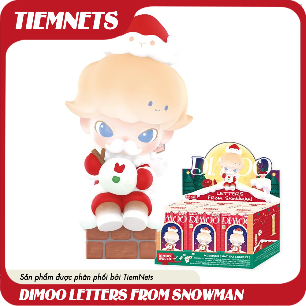 MÔ HÌNH BLIND BOX DIMOO LETTERS FROM SNOWMAN