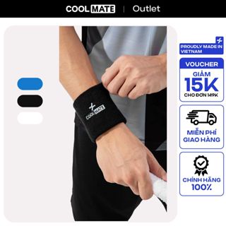 [Mua 2 giảm 10%] Băng tay thể thao quấn bảo vệ cổ tay Wristband mềm mại Coolmate