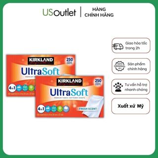  Giấy Thơm Kirkland Signature Ultra Soft 4in1 250 Tờ   Hàng Mỹ   