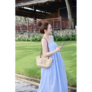 ĐẦM MAXI 2S HOẠ TIẾT THỔ CẨM