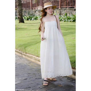 ĐẦM MAXI 2S HOẠ TIẾT THỔ CẨM